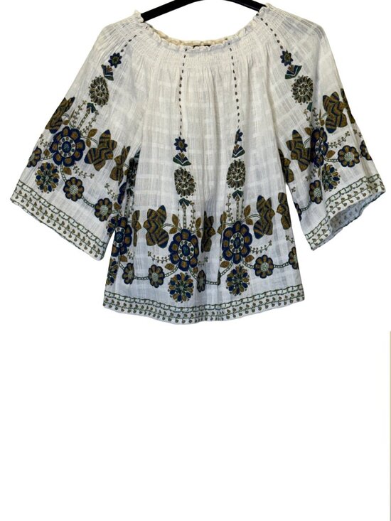 Vivid Importers Tops - Women Floral Blouse Size M
